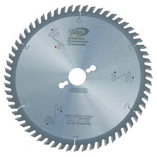 Opteco Saw Blade - 250mm - 60 Teeth