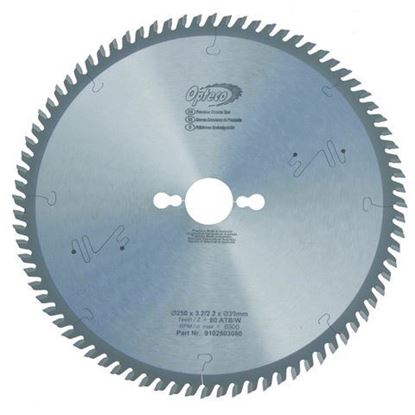 Opteco Saw Blade - 250mm - 80 Teeth