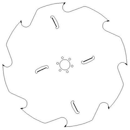 Opteco Saw Blade - 616mm - 8 Teeth