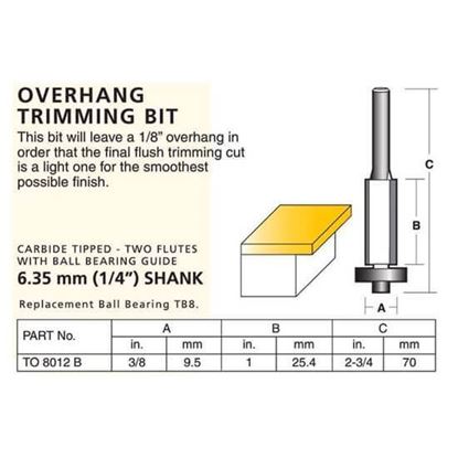 Laminate Overhang Trimming Bit